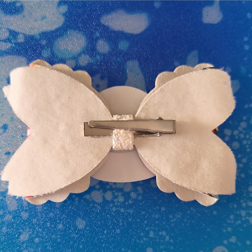 Custom Rudolph & HANDMADE Hair Bow - Picture 2 of 2